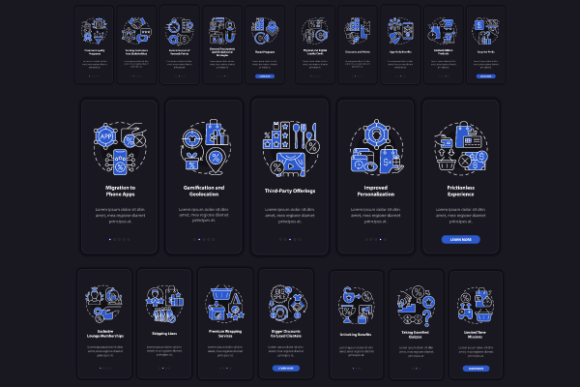 Designing Retention: Navigating Loyalty Programs Trends Mobile App Page Assets and Dark Onboarding UX