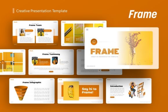 Evaluating Presentation Template - Frame for Professional Use