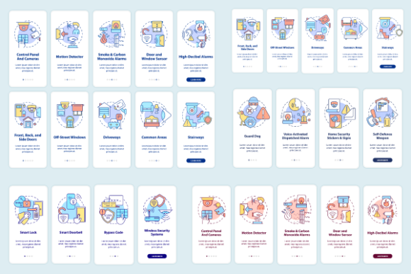 Evaluating the Property Security App Page Screen Bundle for Modern Onboarding Design