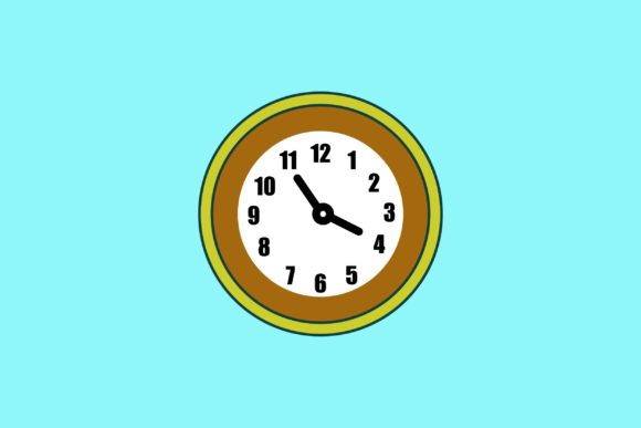 Flat Icon - Wall Clock: Enhancing Visual Communication Through Versatile Vector Assets