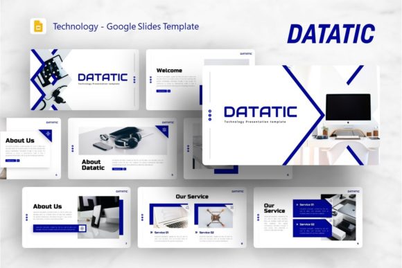 Google Slides Template - Datatic: A Versatile Design Asset for Modern Presentations
