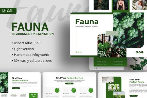 Google Slides Template - Fauna: Integrating Visual Consistency into Professional Workflows