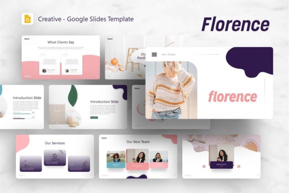 Google Slides Template - Florence: Streamlining Visual Communication Workflows