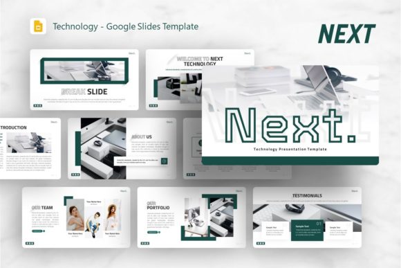 Google Slides Template - Next: Streamlining Professional Presentation Workflows