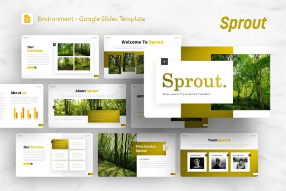Google Slides Template - Sprout: A Practical Asset for Professional Presentations