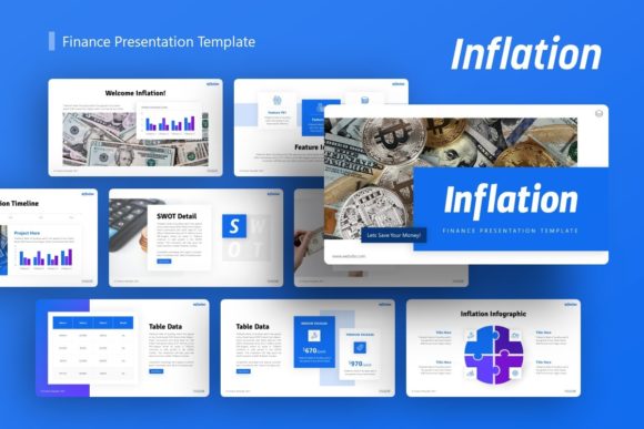 Presentation Template - Inflation: A Practical Design Asset for Financial and Business Storytelling