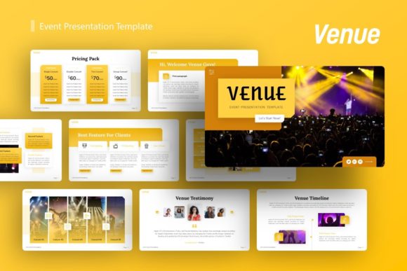 Presentation Template - Venue: Elevating Event and Business Communication